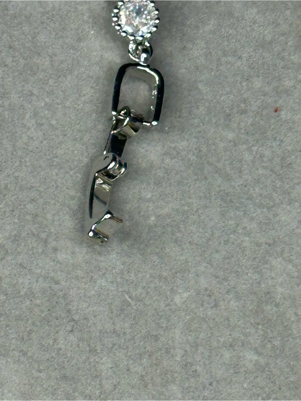 Silver-Tone Clear Crystal Link Bracelet - Women's Jewelry